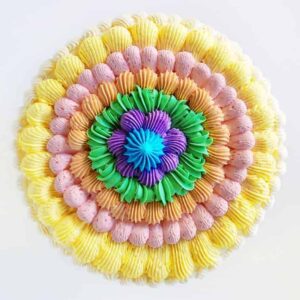 This cake could not be easier! Just dollop and go!
