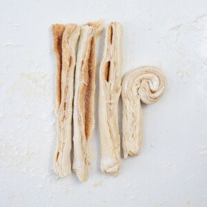 Steps for Cutting Logs and Making Cruffins.